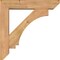 Ekena Millwork Imperial Slat Smooth Bracket w/ Offset Brace, Western Red Cedar, 5 1/2"W x 24"D x 24"H BKT0604X24X24IMP06SWR - alternate 2